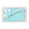 Plateau dentaire jetable – Kit d'examen et de soin