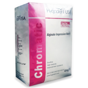 Alginate chromatique pour empreintes dentaires