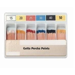 Pointes de gutta-percha 2 % Gapadent ISO 25