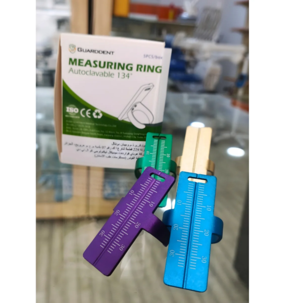 Bague endodontique métallique pour instruments